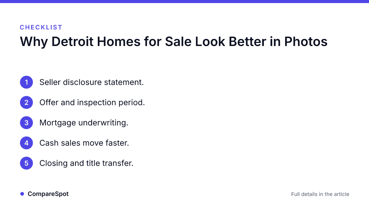 Checklist: Why Detroit Homes for Sale Look Better in Photos